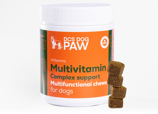 DCS DOG PAW Multivitamin Supplement Dog Chews - 180