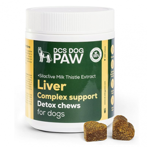 DCS DOG PAW Vitality & Metabolism Milk Thistle Extract Dog Chews - 180