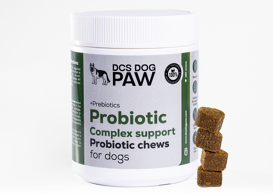 DCS DOG PAW Probiotic Supplement Dog Chews - 180