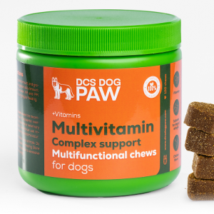 DCS DOG PAW Multivitamin Supplement Dog Chews - 120
