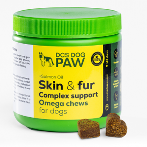DCS DOG PAW Skin & Coat Supplement Dog Chews - 120