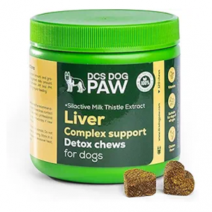 DCS DOG PAW Vitality & Metabolism Milk Thistle Extract Dog Chews - 120