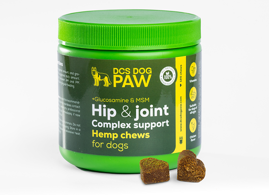 DCS DOG PAW Hip & Joint Supplement Dog Chews - 120