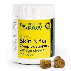 DCS DOG PAW Skin & Coat Supplement Dog Chews - 180