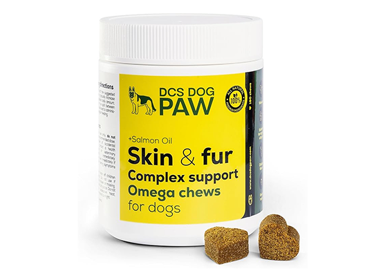 DCS DOG PAW Skin & Coat Supplement Dog Chews - 180