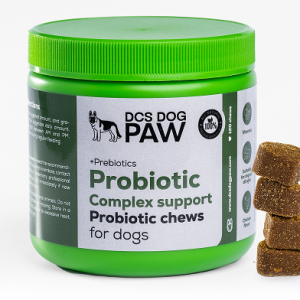 DCS DOG PAW Probiotic Supplement Dog Chews - 120