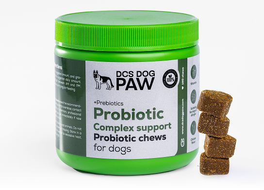 DCS DOG PAW Probiotic Supplement Dog Chews - 120